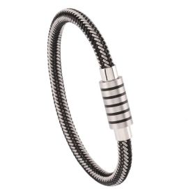 Titanium Bracelet for Him (size: 7.7in)